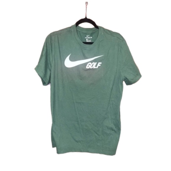 Nike Other - Nike Golf tee in green with white print and swoosh. Size L D4
